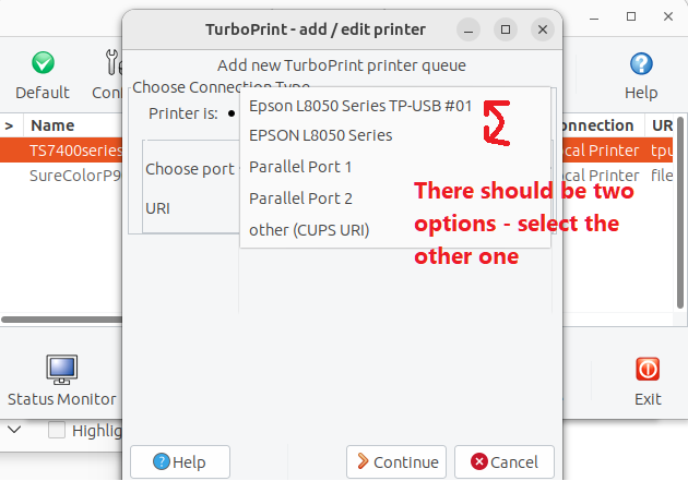 TurboPrint Control select other USB backend.png
