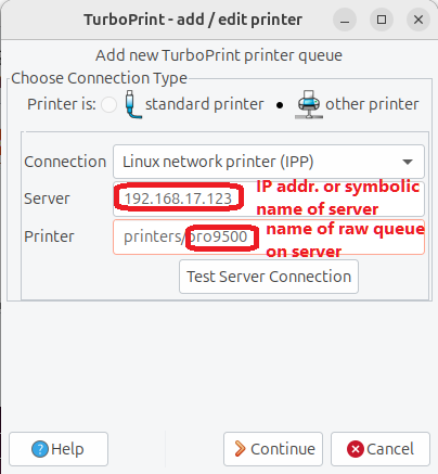 turboprint connect to ipp raw queue.png